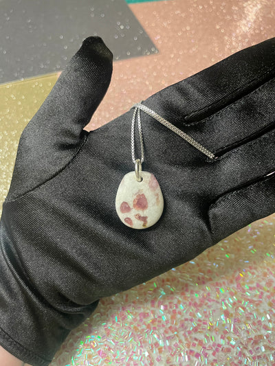 Tourmaline in Feldspar Pendant