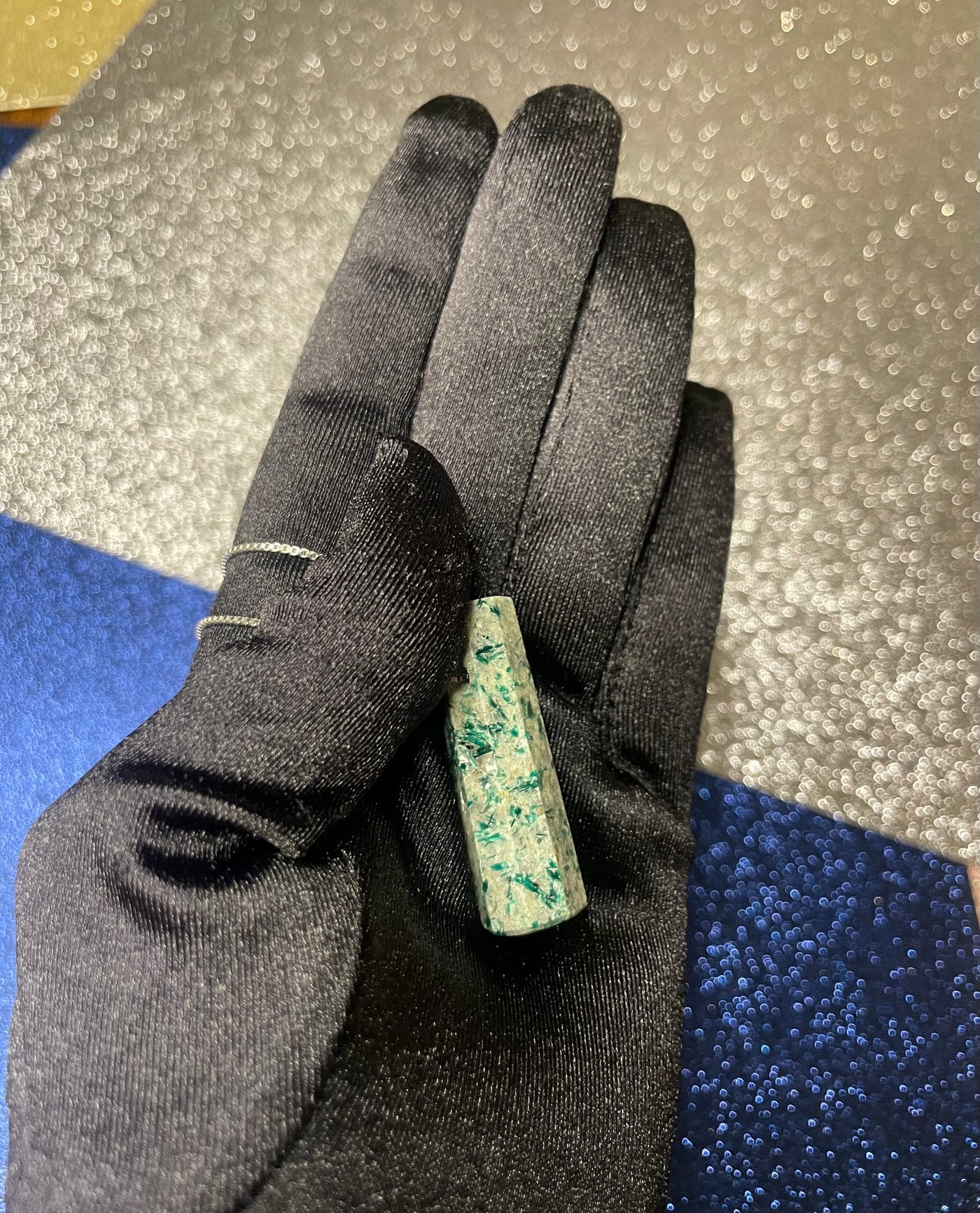 Gem Mica in Matrix Pendant