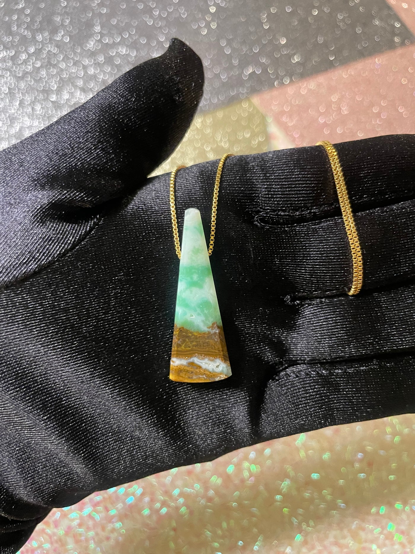 Peruvian Chrysocolla Pendant