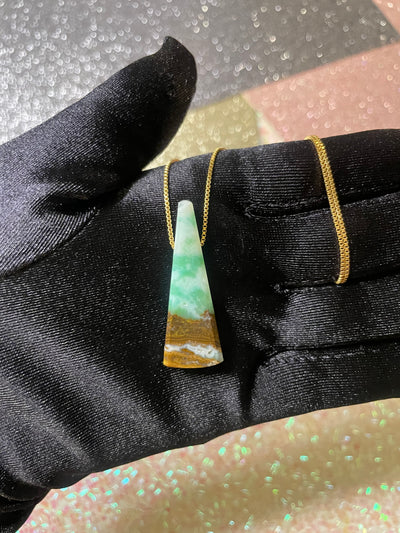 Peruvian Chrysocolla Pendant