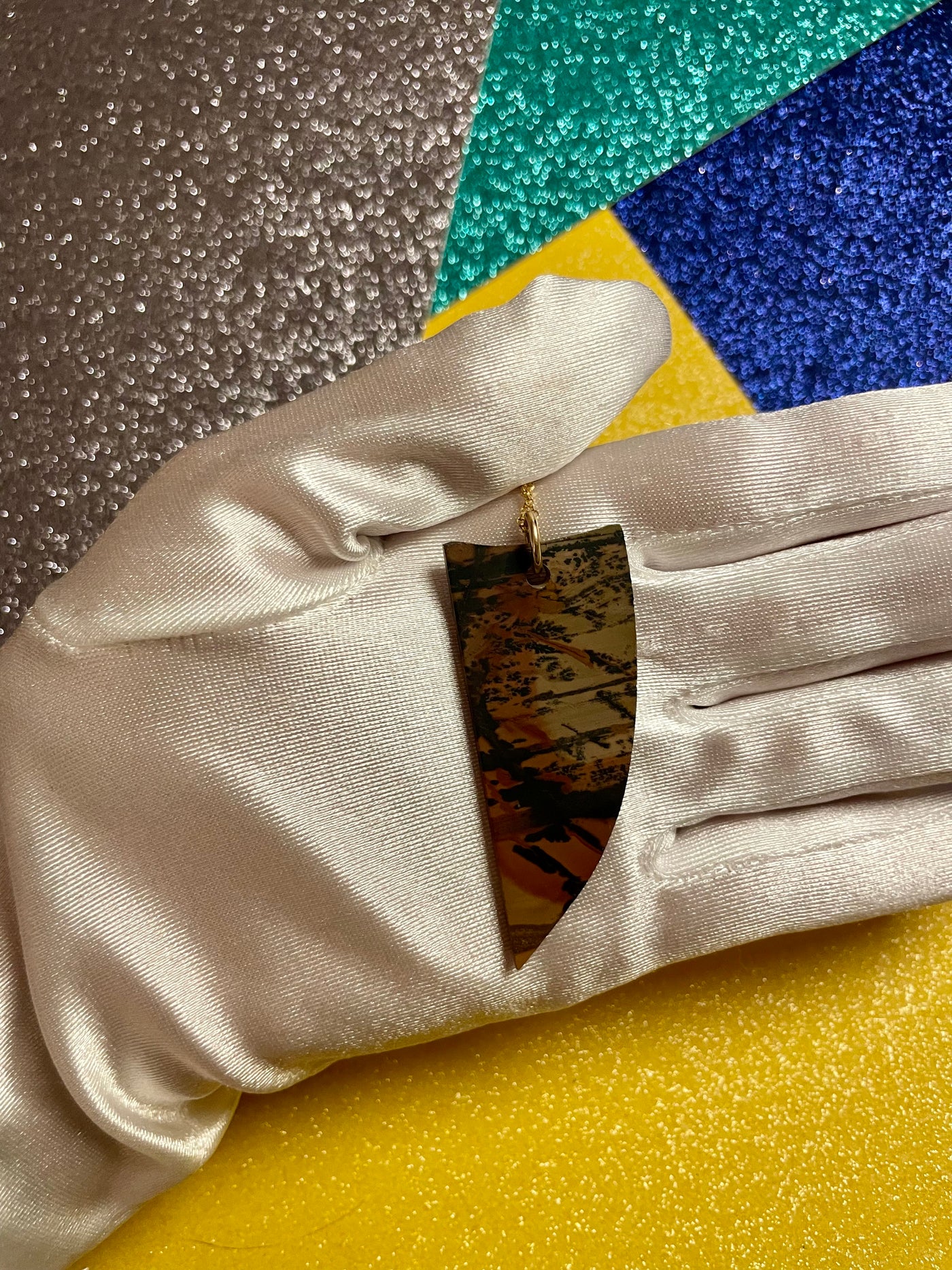 Paintstone Jasper Pendant