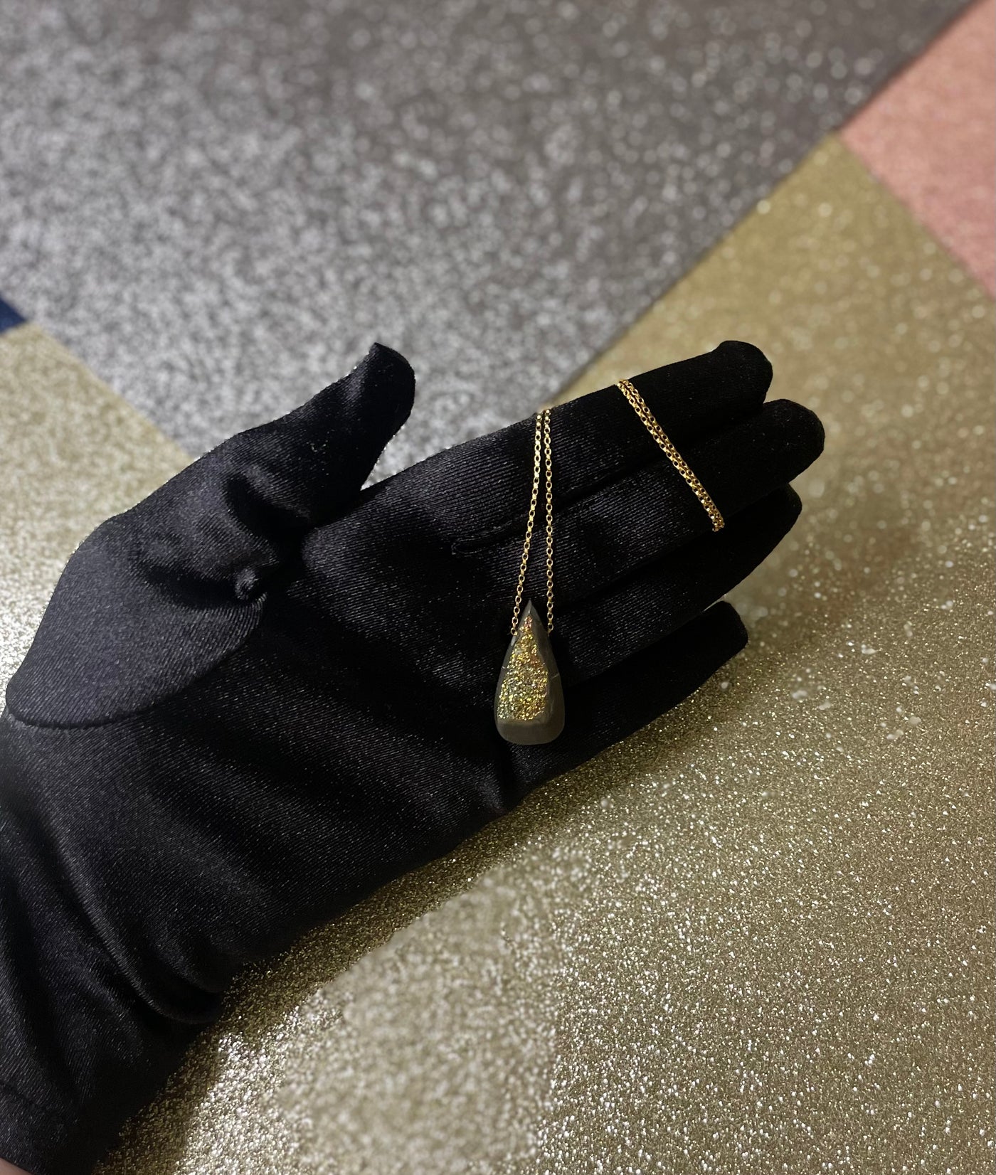 Rainbow Pyrite Pendant