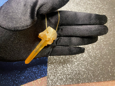 Tangerine Quartz Pendant