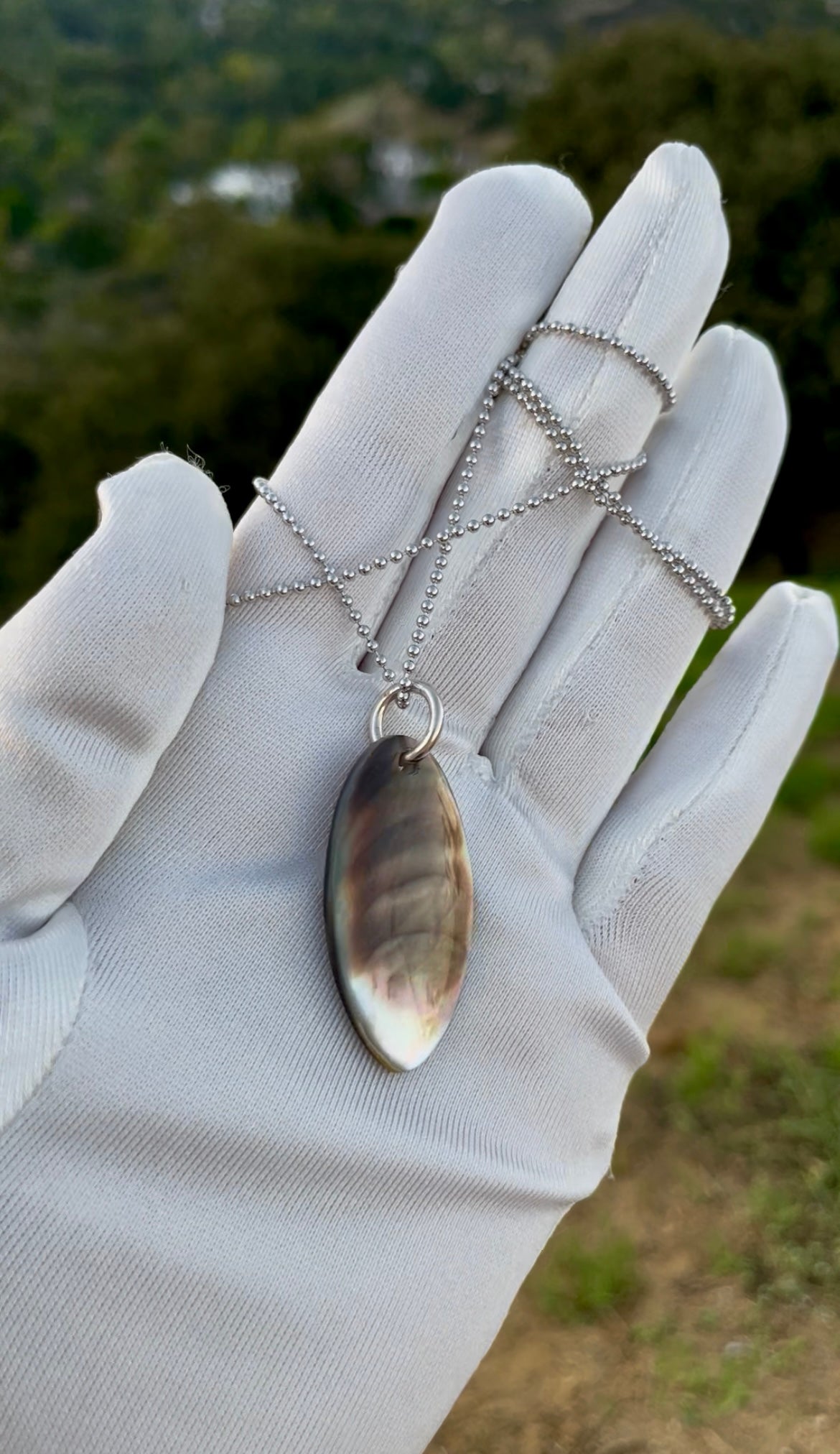Black Abalone Pendant