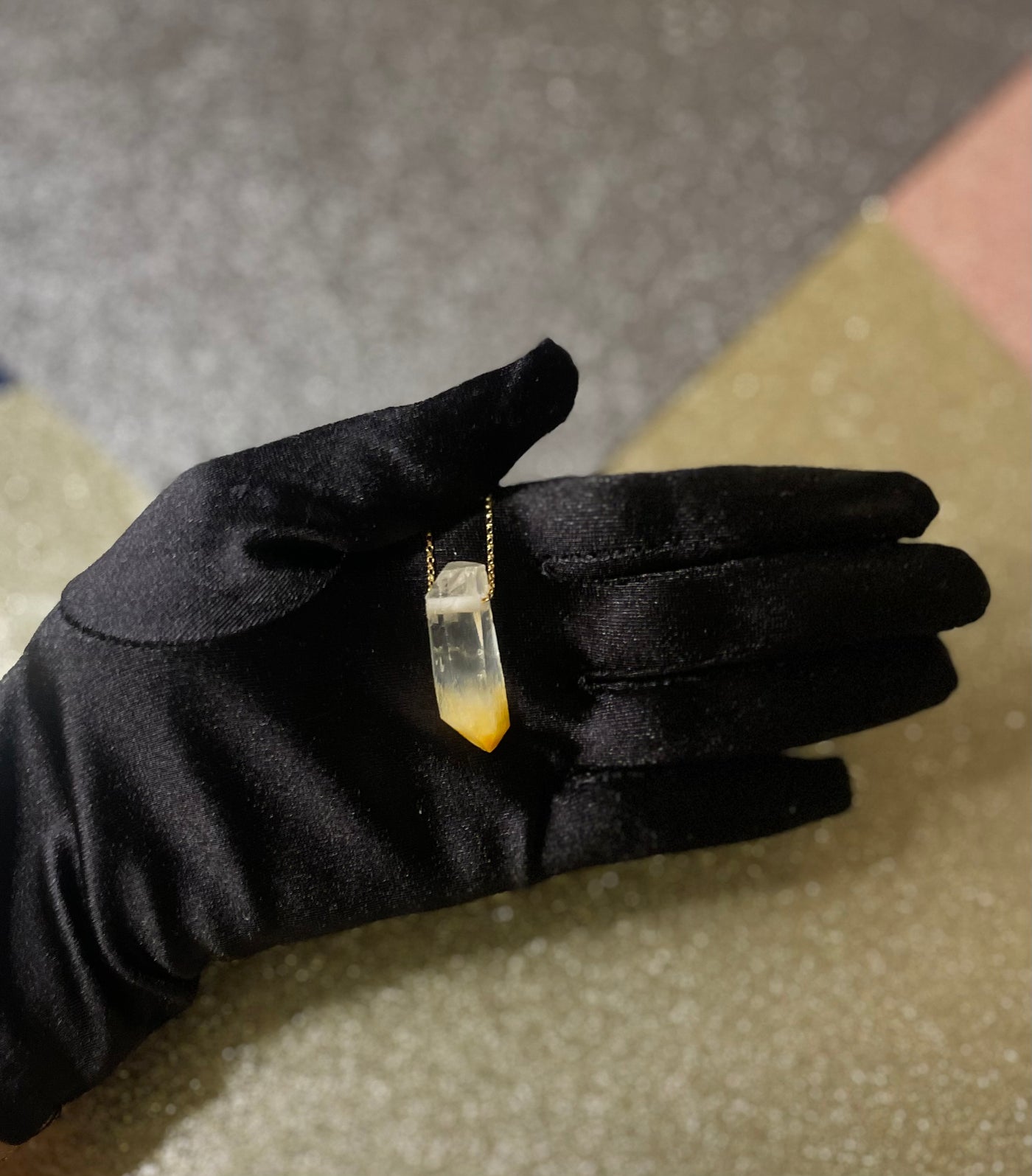 Mango Quartz Pendant