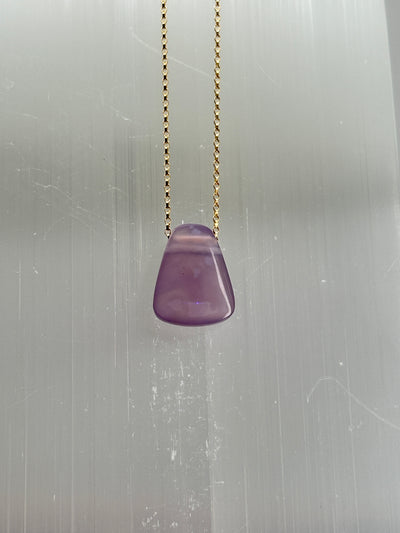 Holly Lavender Chalcedony Pendant