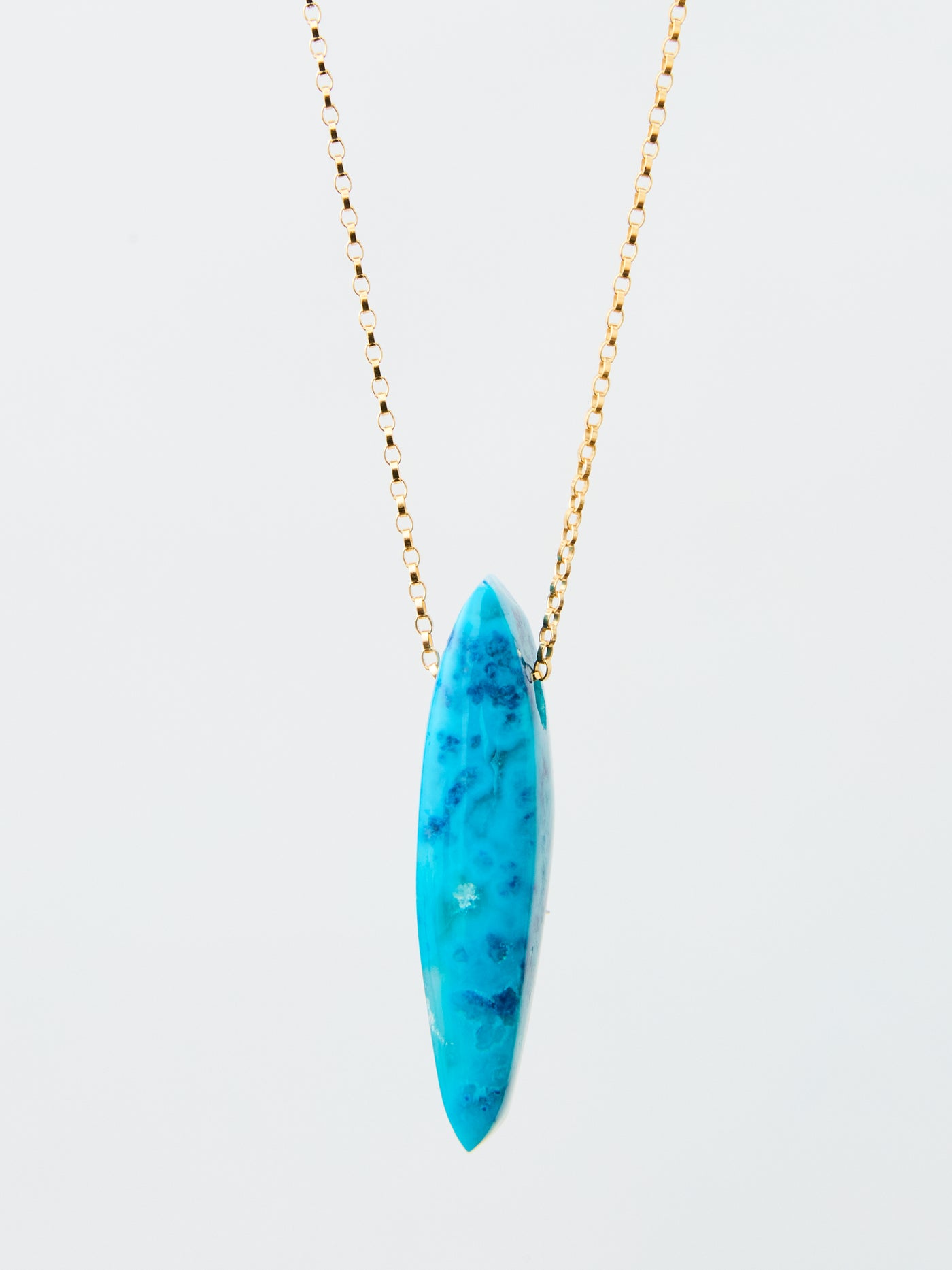 Gem Shattuckite Pendant