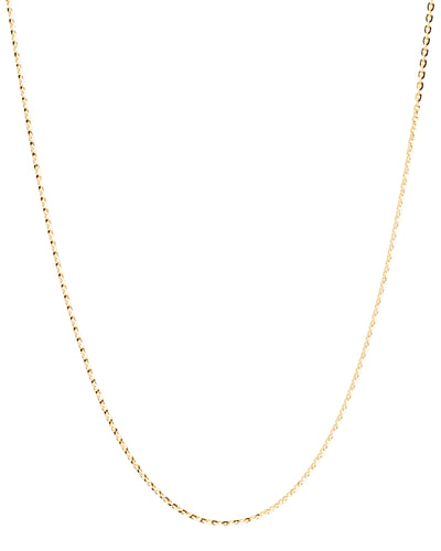 14k Fancy Yellow Gold Rolo  Chain