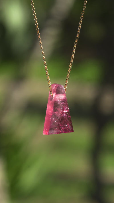 Multicolor Tourmaline Pendant