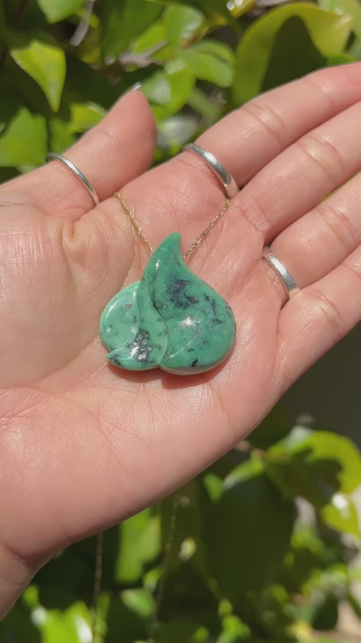 Variscite Carved Pendant