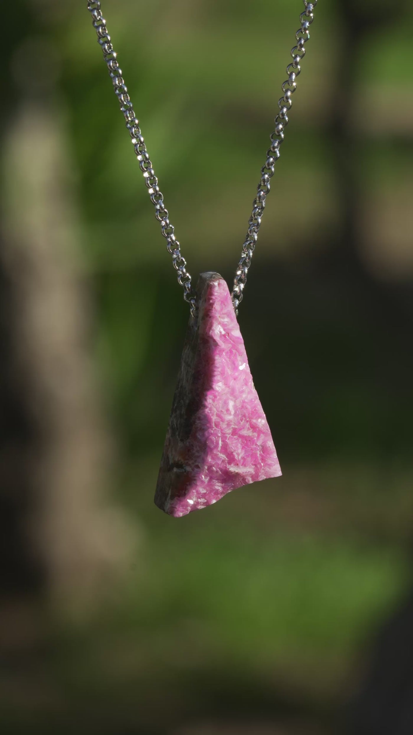 Cobalto Calcite Pendant
