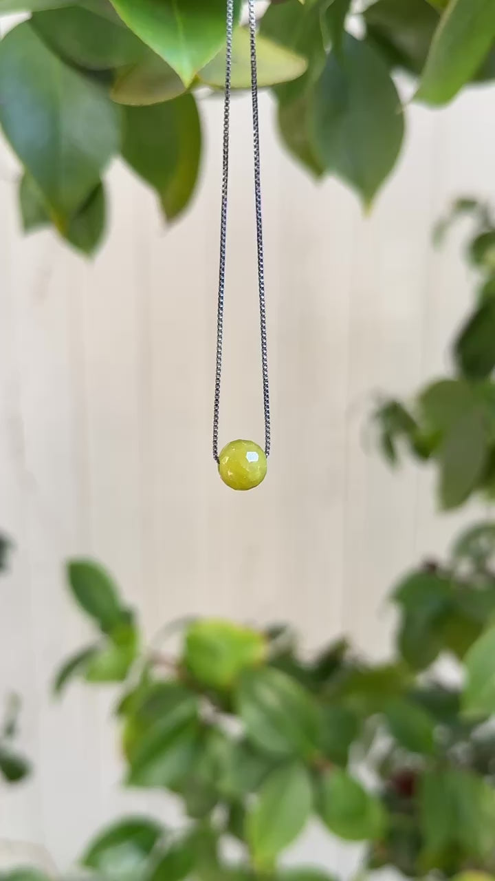 Olive Jade Pendant