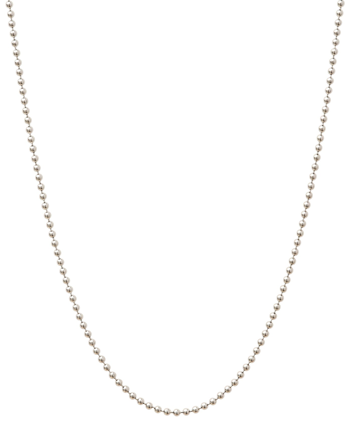 Sterling Silver Bead Chain