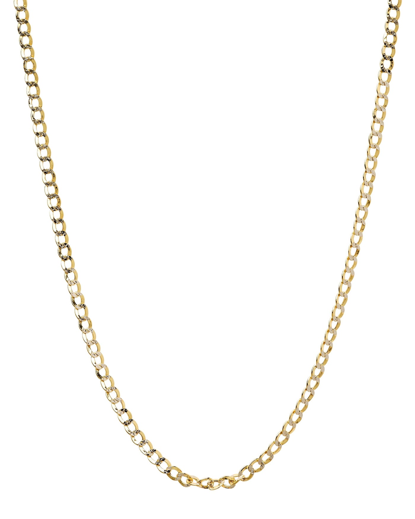 14k Curb Yellow Gold Chain