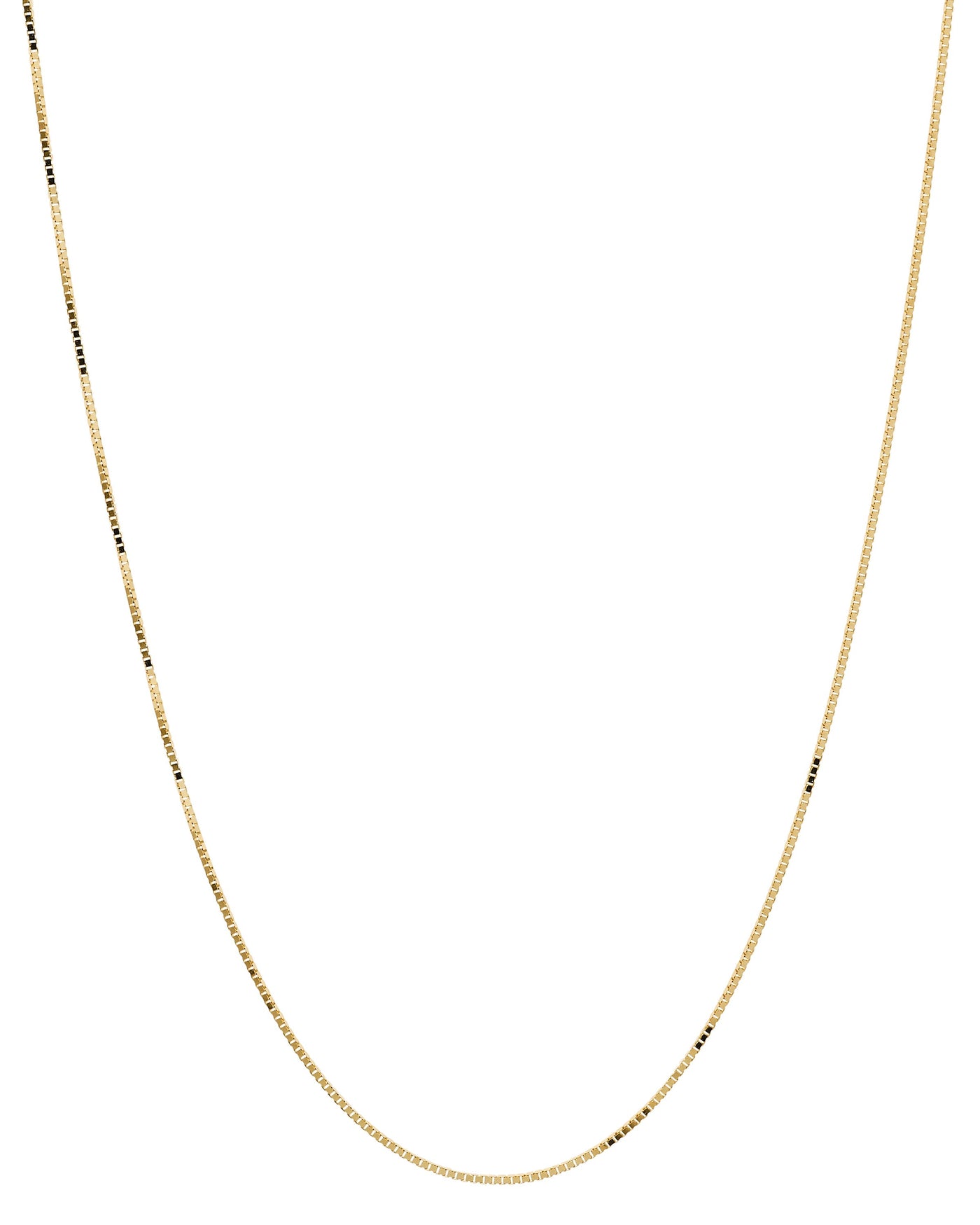 14k Yellow Gold Box Chain