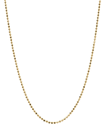 14k Yellow Gold Bead Chain