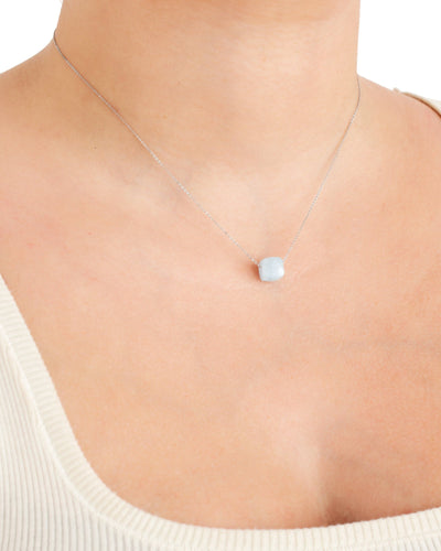14k White Gold Rolo Chain