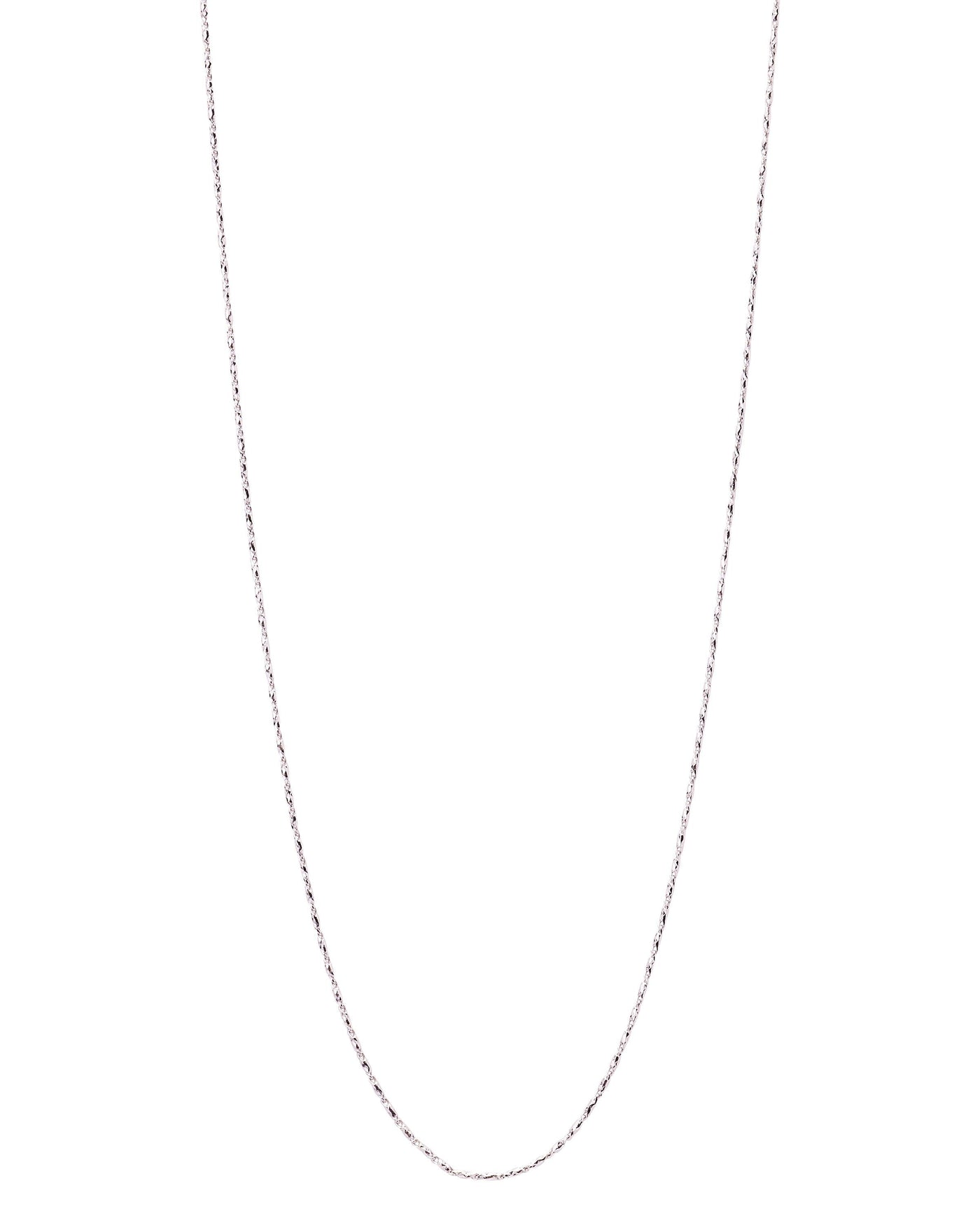 14k White Gold Raso Chain